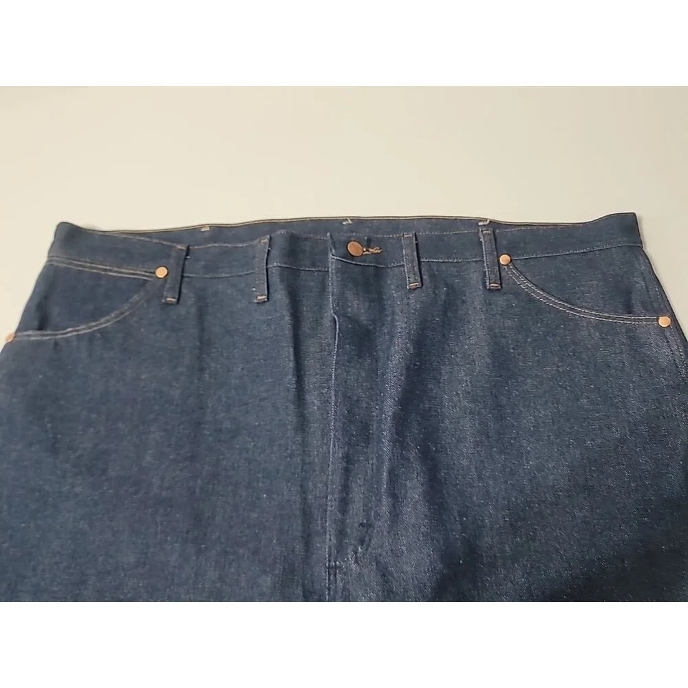VTG Wrangler Mens Blue Jeans 13MWZ Cowboy Cut Original Fit - 46 X 34 Big & TALL - Picture 7 of 7